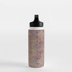 Antique Persian Golden Plum Rose Kirman Rug Print Water Bottle Gallery Image 3