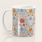  Victorian Botanicals - Carnation in Red and Blue Coffee Mug Gallery Image 3