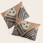 Striped Owl Pair Pillow Sham Gallery Image 3