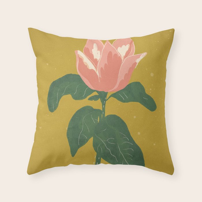 Magnolia #2 Throw Pillow Gallery Image 6
