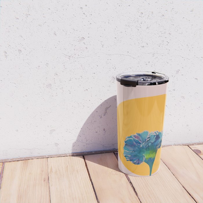 noonday flower | minimal floral Travel Mug Gallery Image 4