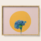 noonday flower | minimal floral Serving Tray Gallery Image 1