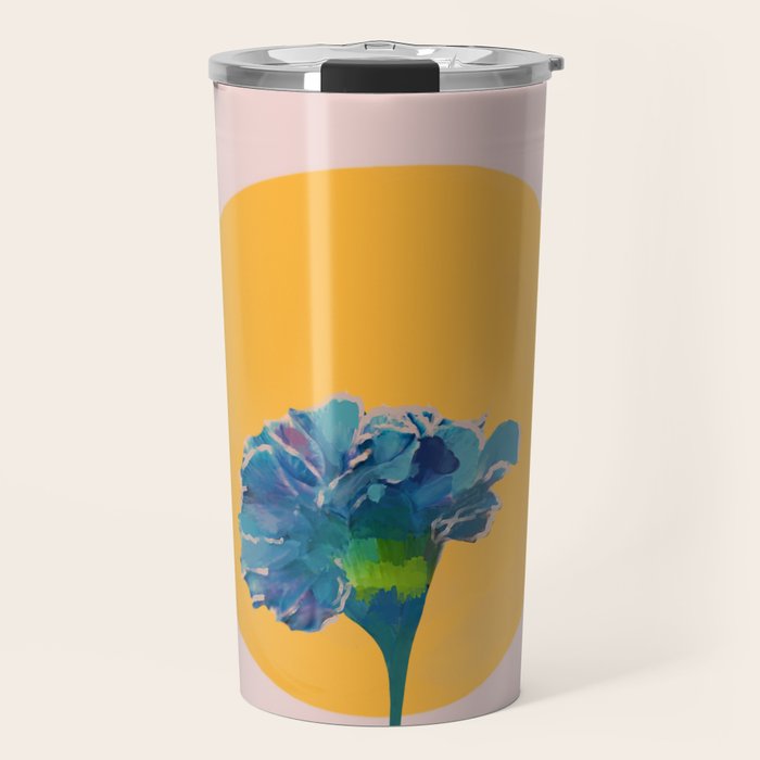 noonday flower | minimal floral Travel Mug Gallery Image 1