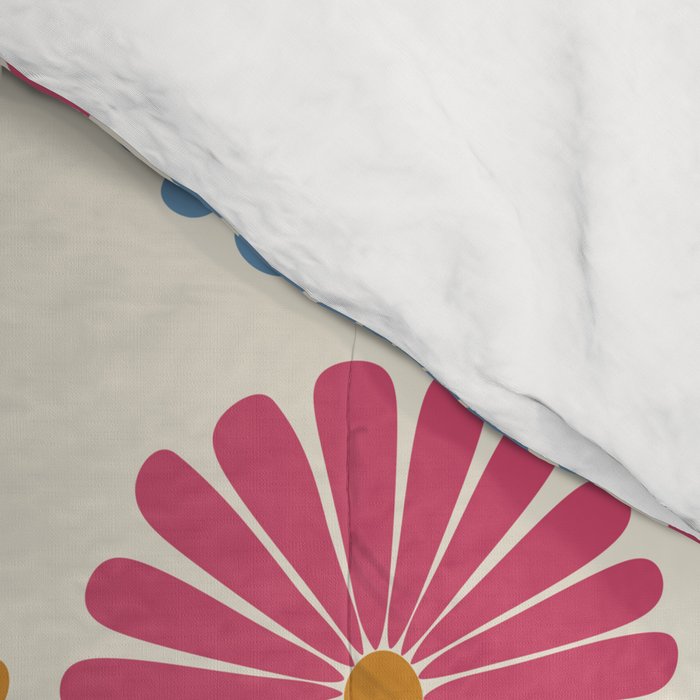 Retro Summer Daisies V Comforter Gallery Image 4