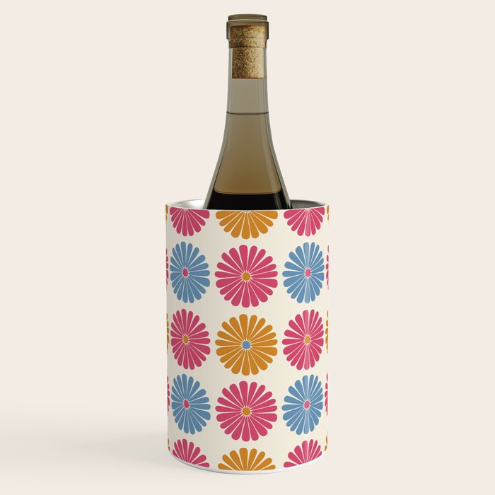 Retro Summer Daisies V Wine Chiller Gallery Image 1