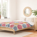 Retro Summer Daisies V Duvet Cover Gallery Image 2