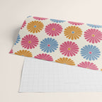 Retro Summer Daisies V Wrapping Paper Gallery Image 2