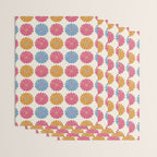 Retro Summer Daisies V Wrapping Paper Gallery Image 3