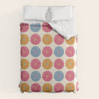 Retro Summer Daisies V Duvet Cover Gallery Image 6
