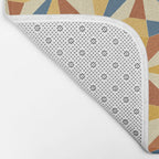 Kaleidoscope Tile Pattern IV Bright Vibrant Summer Bath Mat Gallery Image 2
