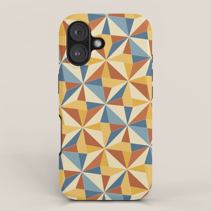 Kaleidoscope Tile Pattern IV Bright Vibrant Summer iPhone Case Gallery Image 1