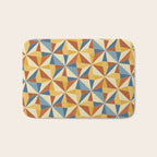 Kaleidoscope Tile Pattern IV Bright Vibrant Summer Bath Mat Gallery Image 1