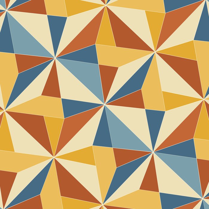 Kaleidoscope Tile Pattern IV Bright Vibrant Summer Coffee Mug Gallery Image 2