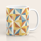 Kaleidoscope Tile Pattern IV Bright Vibrant Summer Coffee Mug Gallery Image 1