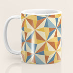 Kaleidoscope Tile Pattern IV Bright Vibrant Summer Coffee Mug Gallery Image 3