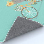 Cockatiel on a Bicycle Rug Gallery Image 4