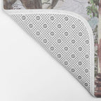 Beautiful Italian Courtyard Terrace Garden Bath Mat Gallery Image 2