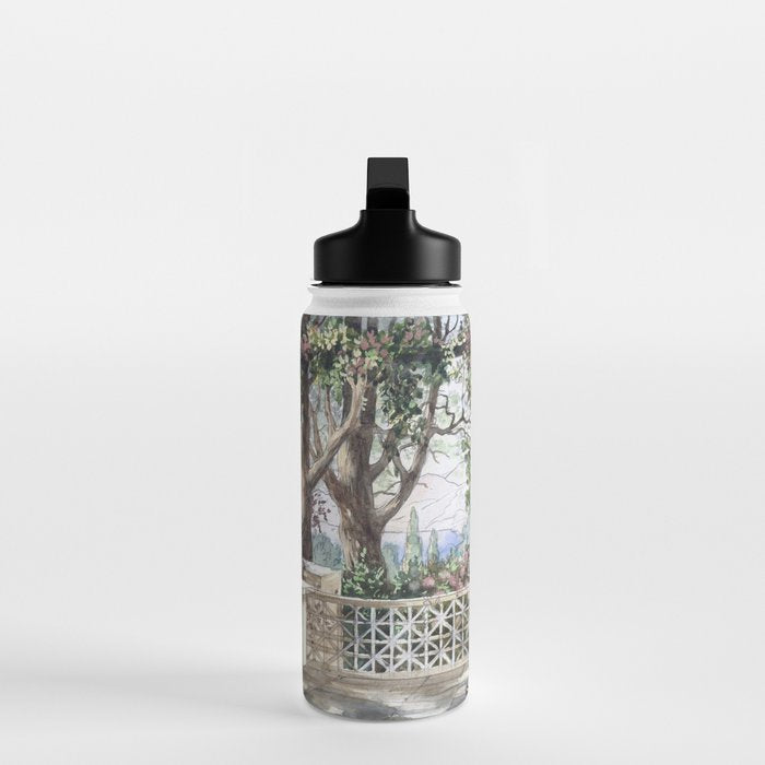 Beautiful Italian Courtyard Terrace Garden Water Bottle Gallery Image 3