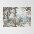 Beautiful Italian Courtyard Terrace Garden Rug Gallery Image 2