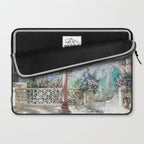 Beautiful Italian Courtyard Terrace Garden Laptop Sleeve Gallery Image 2