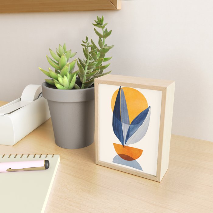 Sunshine Stack / Mid Century Abstract Illustration Mini Art Print Gallery Image 2