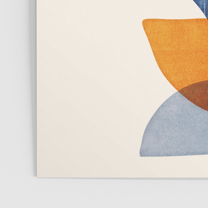 Sunshine Stack / Mid Century Abstract Illustration Poster Gallery Image 3