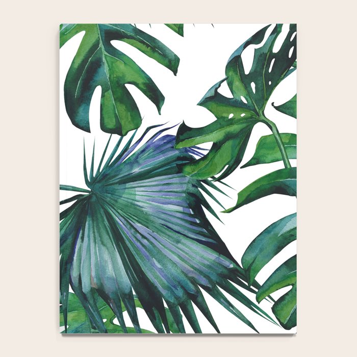 Tropical Palm Leaves Classic Notebook Gallery Image 4