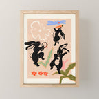 Here Comes The Rabbits Mini Art Print Gallery Image 1