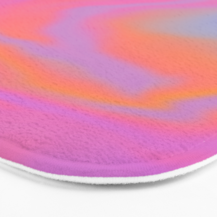 Modern crazy sunset  Bath Mat Gallery Image 3
