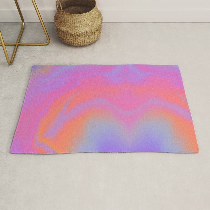 Modern crazy sunset  Rug Gallery Image 1