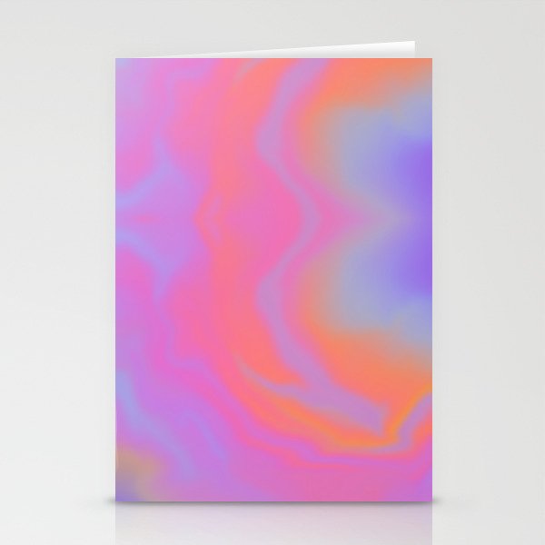 Modern crazy sunset  Stationery Card Gallery Image 1