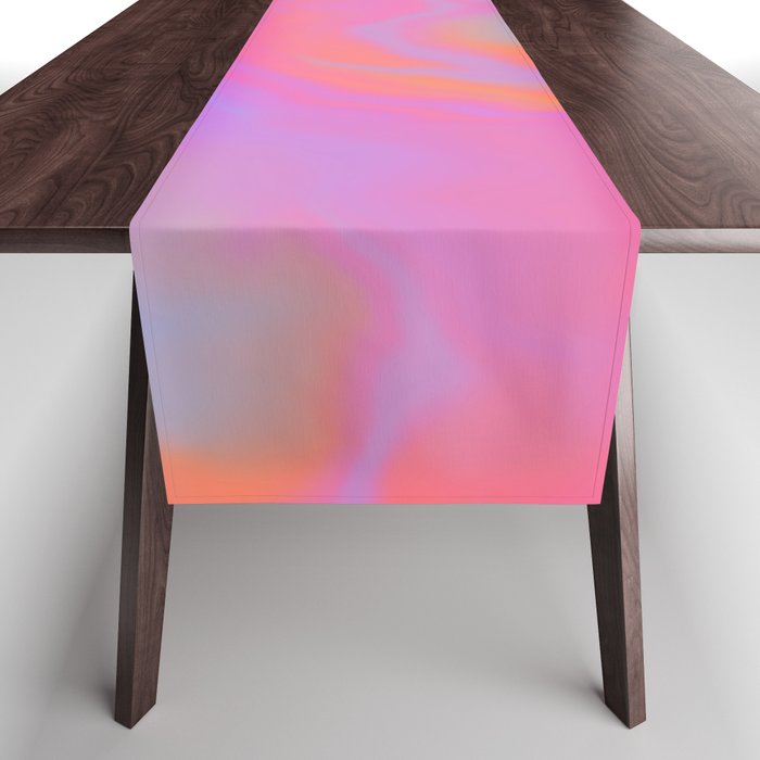 Modern crazy sunset  Table Runner Gallery Image 1