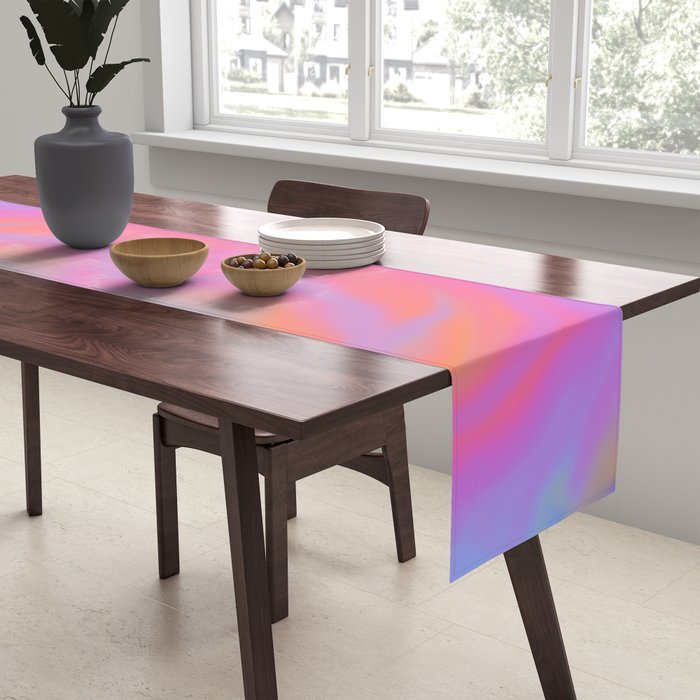 Modern crazy sunset  Table Runner Gallery Image 2