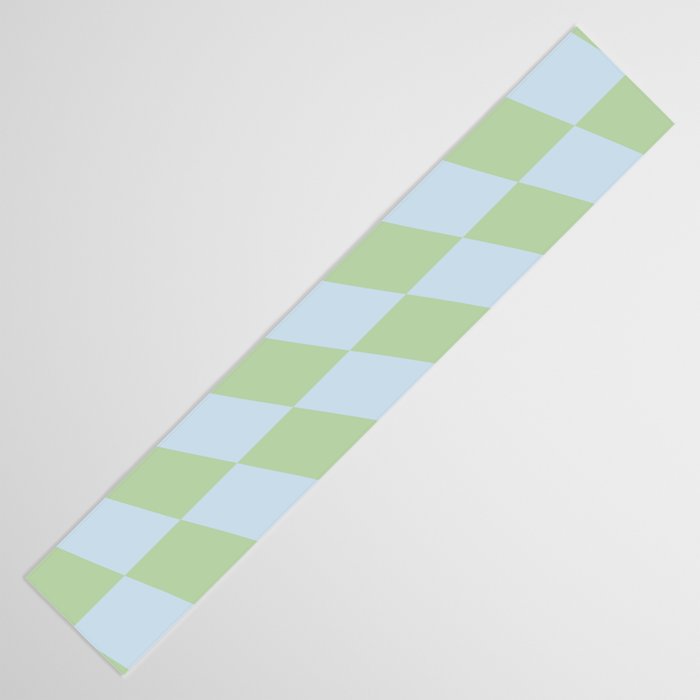 Wavy Soft Sky x Cool Pistachio Table Runner Gallery Image 3