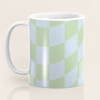 Wavy Soft Sky x Cool Pistachio Coffee Mug Gallery Image 3