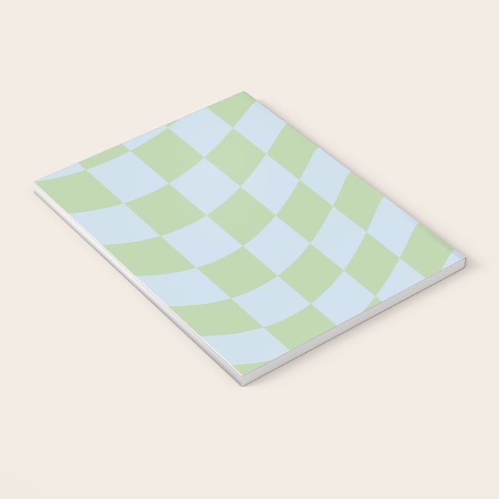 Wavy Soft Sky x Cool Pistachio Notebook Gallery Image 3