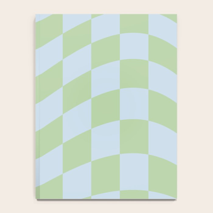 Wavy Soft Sky x Cool Pistachio Notebook Gallery Image 4