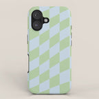 Wavy Soft Sky x Cool Pistachio iPhone Case Gallery Image 1