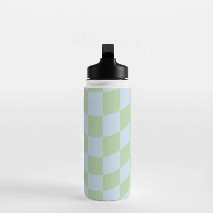 Wavy Soft Sky x Cool Pistachio Water Bottle Gallery Image 3