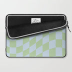 Wavy Soft Sky x Cool Pistachio Laptop Sleeve Gallery Image 2