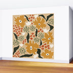 mini mia retro flower  Wall Mural Gallery Image 2