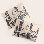 Abstract Landscape II Pillow Sham Gallery Image 3