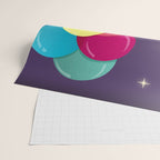 Galaxy Dog with balloons Wrapping Paper Gallery Image 2