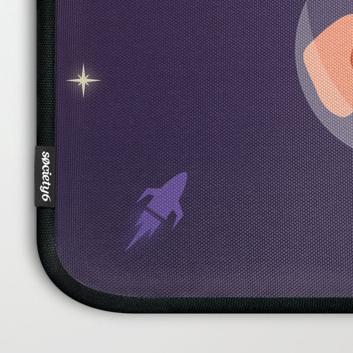 Galaxy Dog with balloons Laptop Sleeve Gallery Image 3