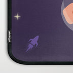 Galaxy Dog with balloons Laptop Sleeve Gallery Image 3