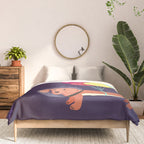 Galaxy Dog with balloons Comforter Gallery Image 3