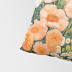 Botanical Art Maximalist Poster Dopamine Decor Japanese Painting Floral Art Flower Print Japandi Art Pillow Sham Gallery Image 4