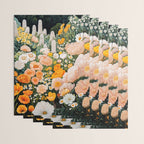 Botanical Art Maximalist Poster Dopamine Decor Japanese Painting Floral Art Flower Print Japandi Art Wrapping Paper Gallery Image 3