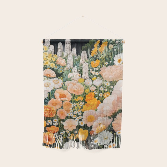 Botanical Art Maximalist Poster Dopamine Decor Japanese Painting Floral Art Flower Print Japandi Art Wall Hanging Gallery Image 1