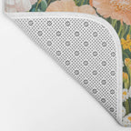 Botanical Art Maximalist Poster Dopamine Decor Japanese Painting Floral Art Flower Print Japandi Art Bath Mat Gallery Image 2